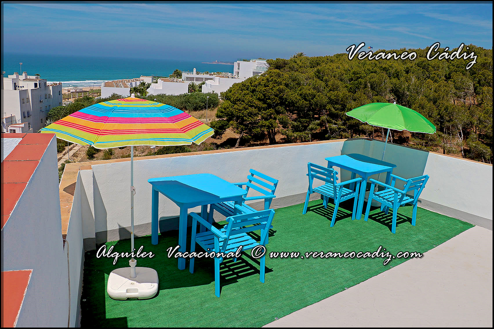 Apartamento vacacional con vistas a la playa con wifi | Conil 325