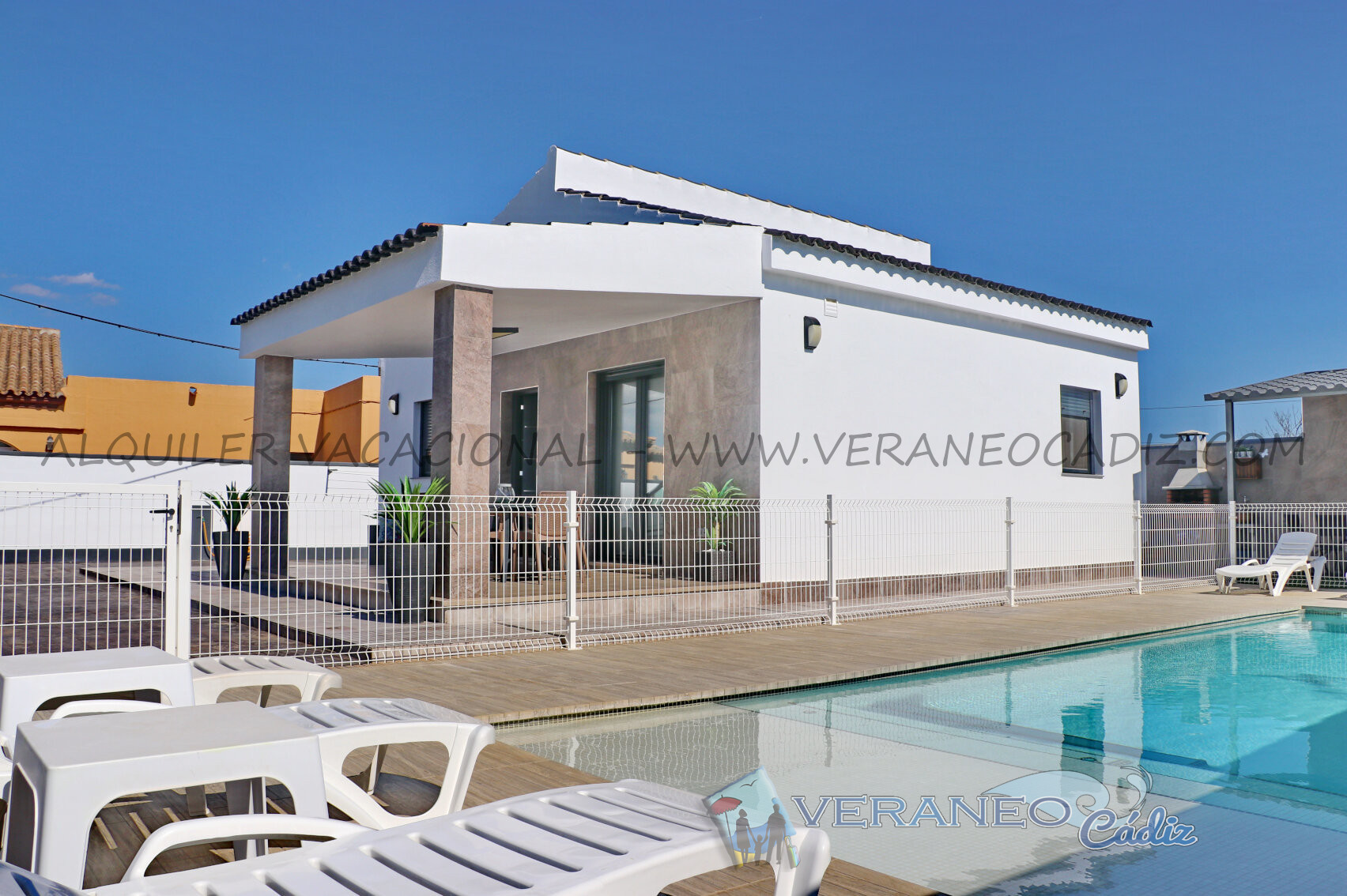 Alquiler chalet vacacional moderno | Conil 278